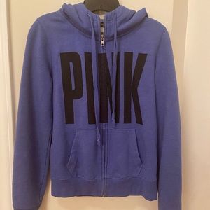 PINK full zip hoodie